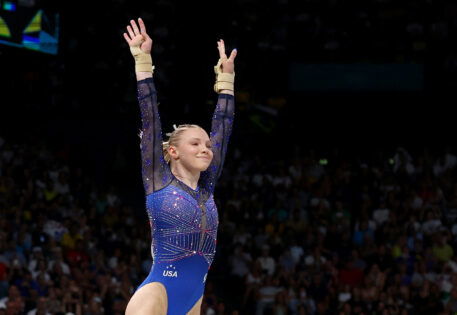 Jade Carey Helps Arizona Gymcats Raise $226,050 as NCAA Side Register Record Attendance Amidst Recent Lows