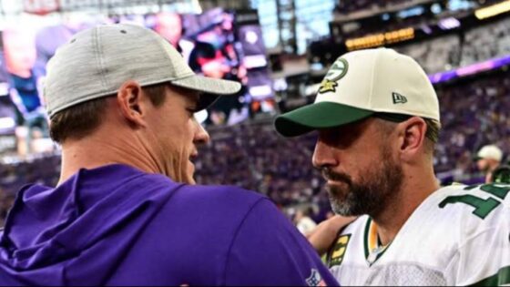 National Reporter Throws Aaron Rodgers Under the Bus in a Warning to Kevin O’Connell as Vikings Ignore Offense in Free Agency