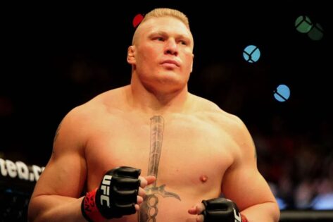 Ex-UFC Champ Reveals His Inner Thoughts Before Fighting Brock Lesnar – “It’s a Big Human”