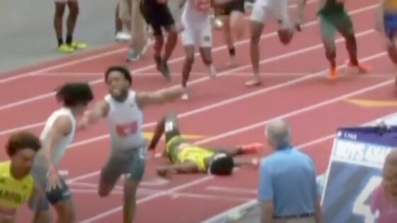 Track and Field Fans Frustrated with High Schooler After Racetrack Incident Turns Ugly with Protests